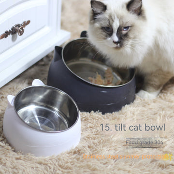 Cervical Protection Stainless Steel Bowl
