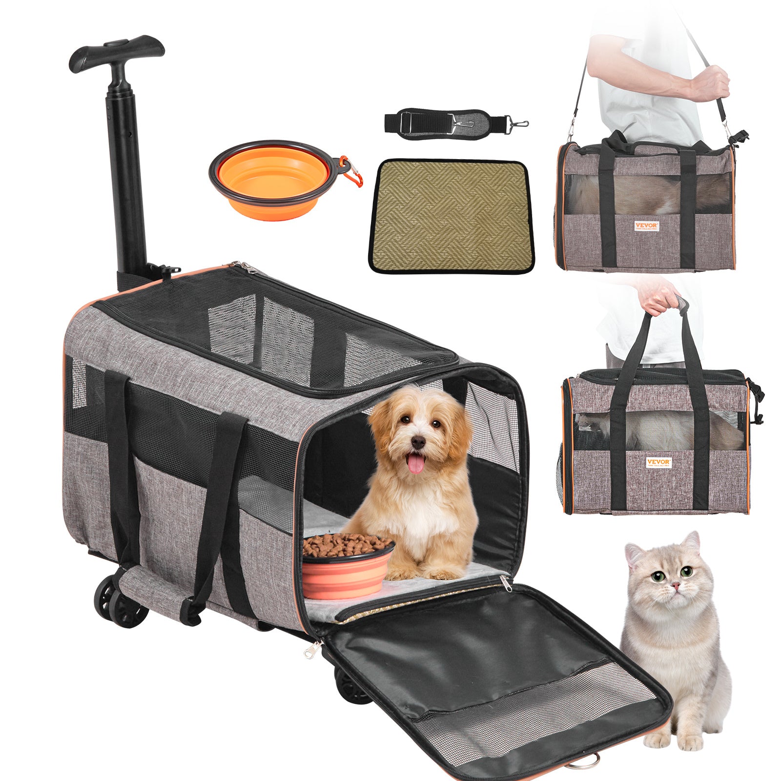 Airline Approved Rolling Pet Carrier