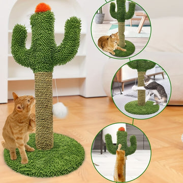 Cactus Cat Climbing Tree 2-in-1