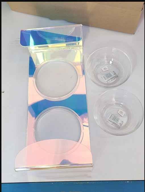 Acrylic Dazzling Pet Bowl