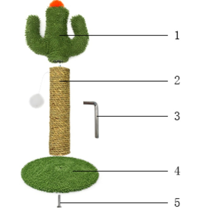Cactus Cat Climbing Tree 2-in-1