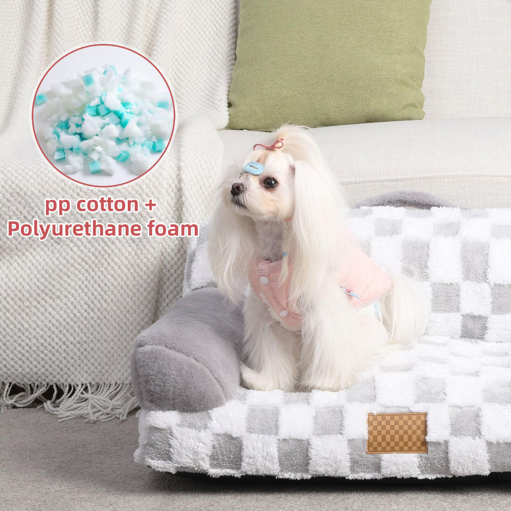 Eco-Friendly Calming Cozy Bed With Orthopedic Support