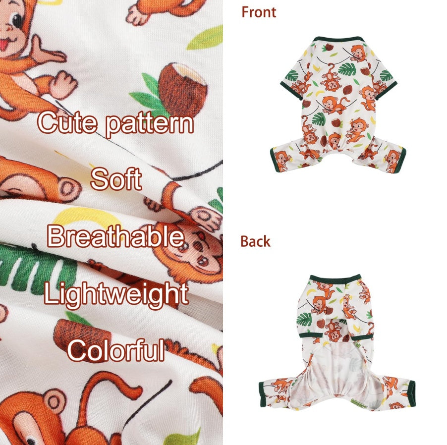 Soft Stretchy Dog Pjs