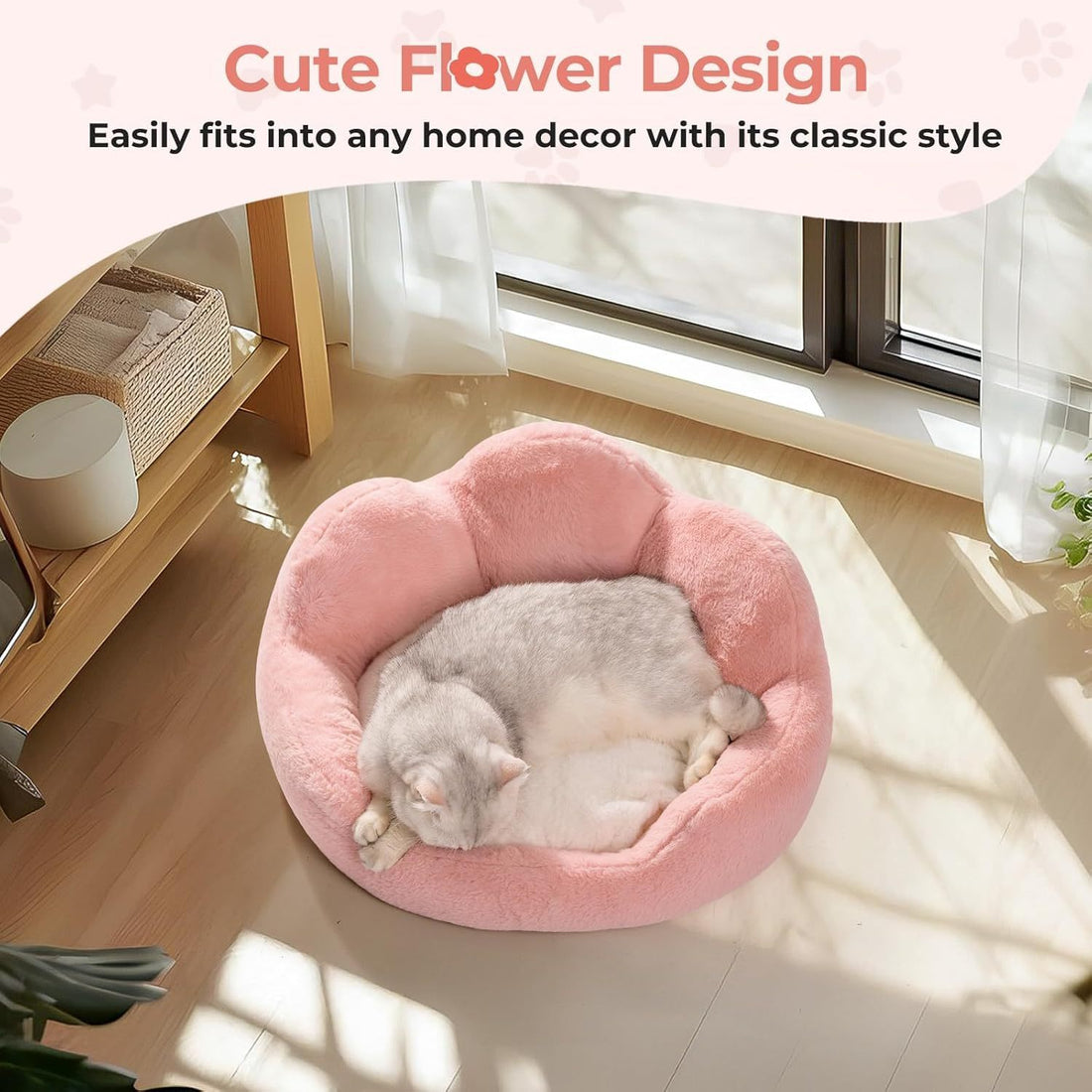 Fluffy Cat Couch Bed