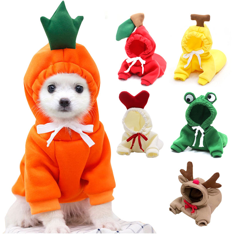 Winter Warm Cute Fruit Hoodie