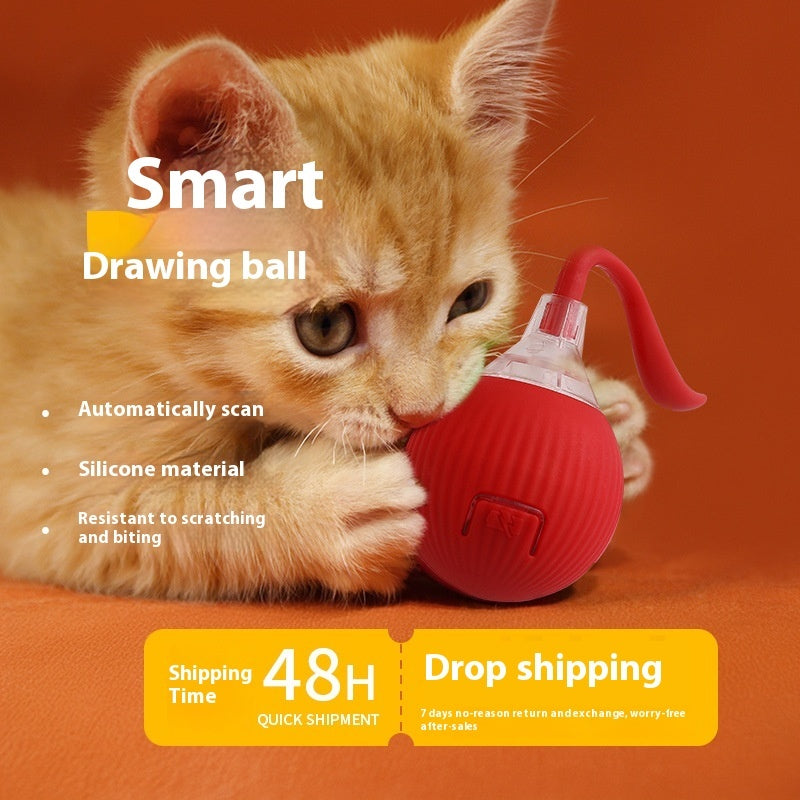 Interactive Super Drive Cat Rolling Ball